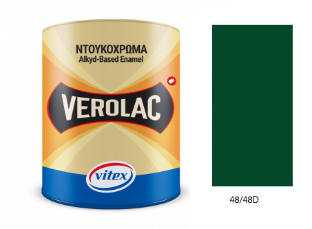 Vitex Verolac - alkydový lesklý email č.48/48D zelená tuhá 0,180L